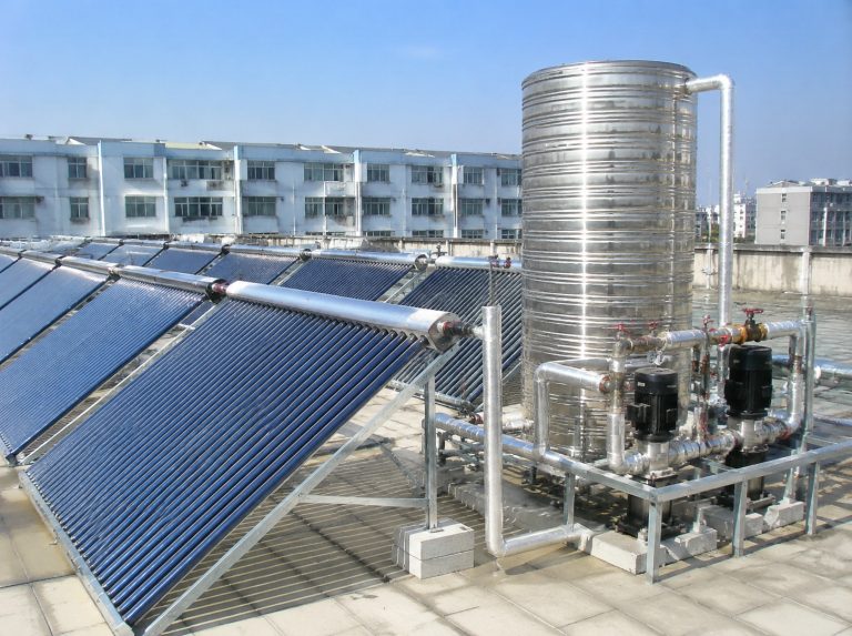 睢县商用大容量真空管太阳能热水系统